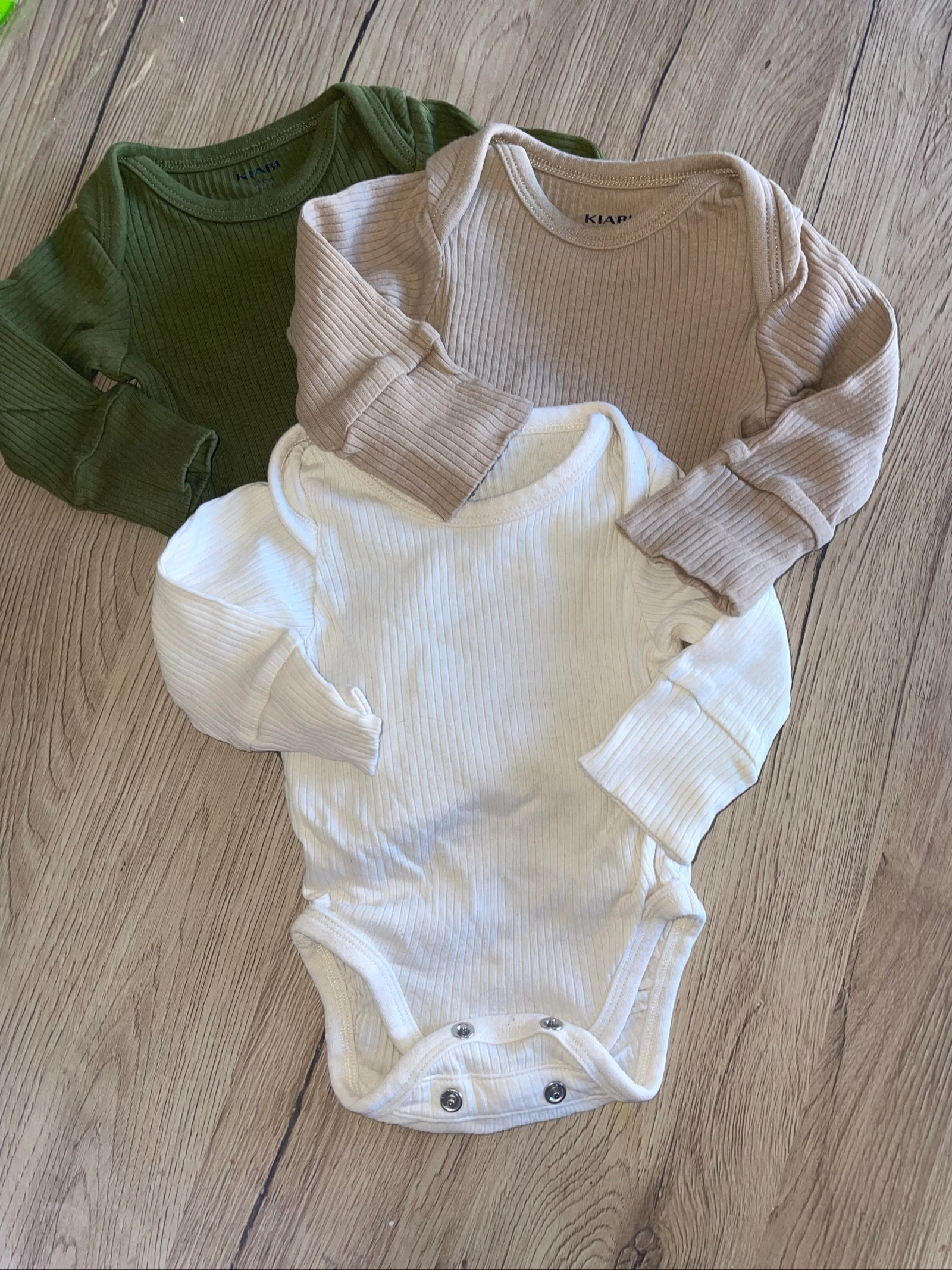 Lot de 3 bodies 3 mois 62 cm Kiabi 
